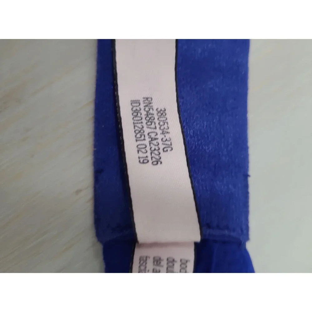 Victorias Secret T-Shirt push‎ up full coverage Bra 32DD blue